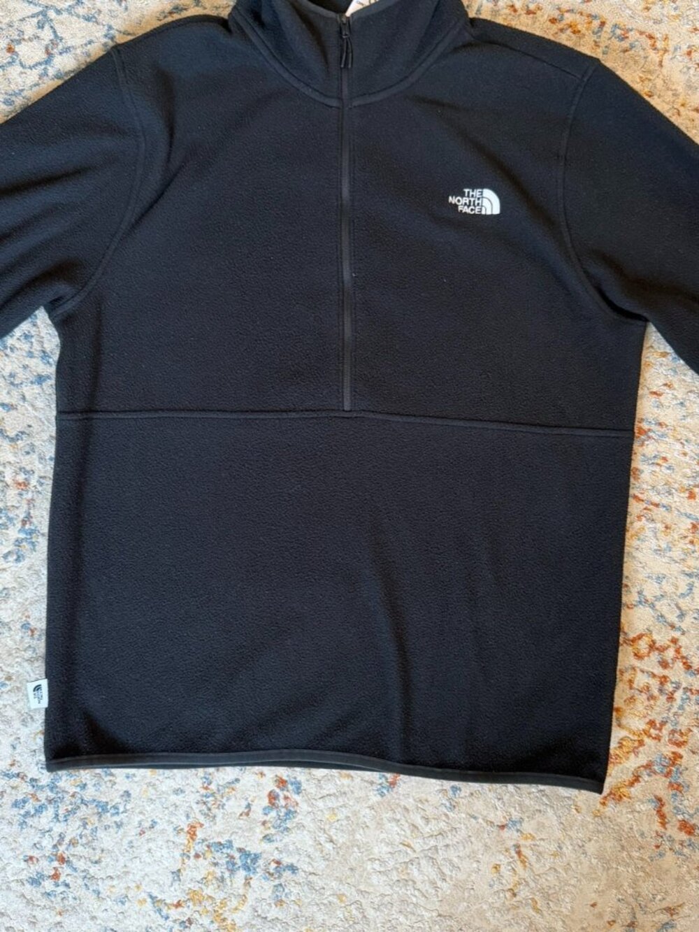 The North Face Black Full Zip Fleece M